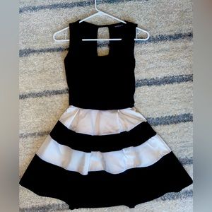 Black & white mini dress, worn once